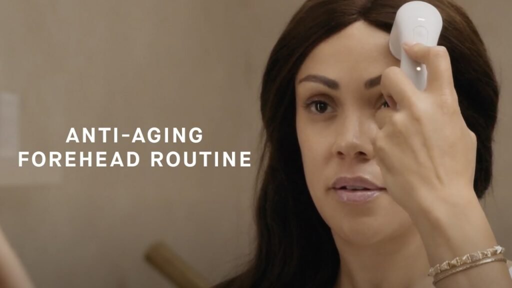 Age defying forehead magic with facial sculpting wand video