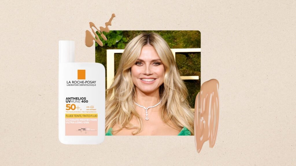 Heidi klum's must have tinted sunscreen secret