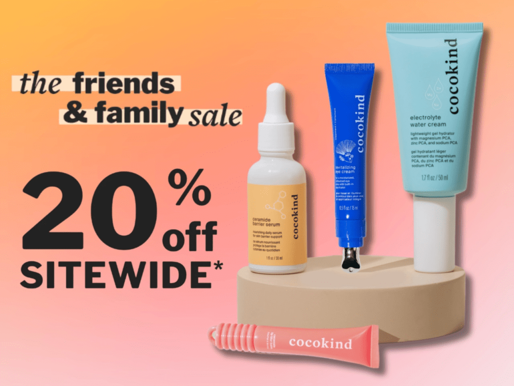 Unlock savings on cocokind's top selling skincare in our limited time sale