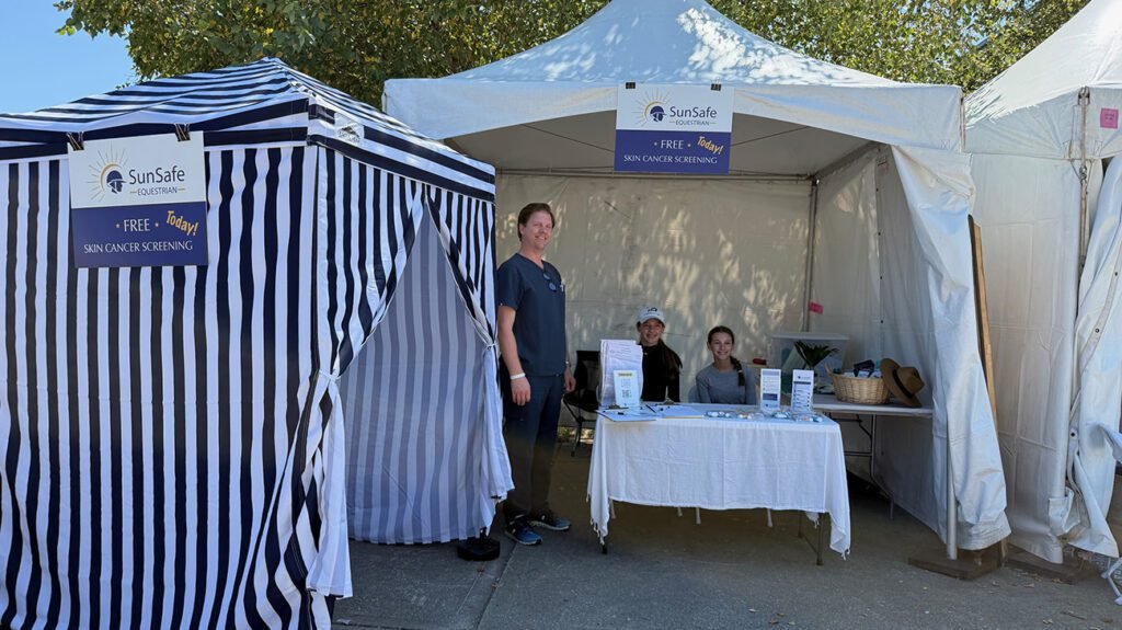 Horse family offers sun safety and cancer screenings at the